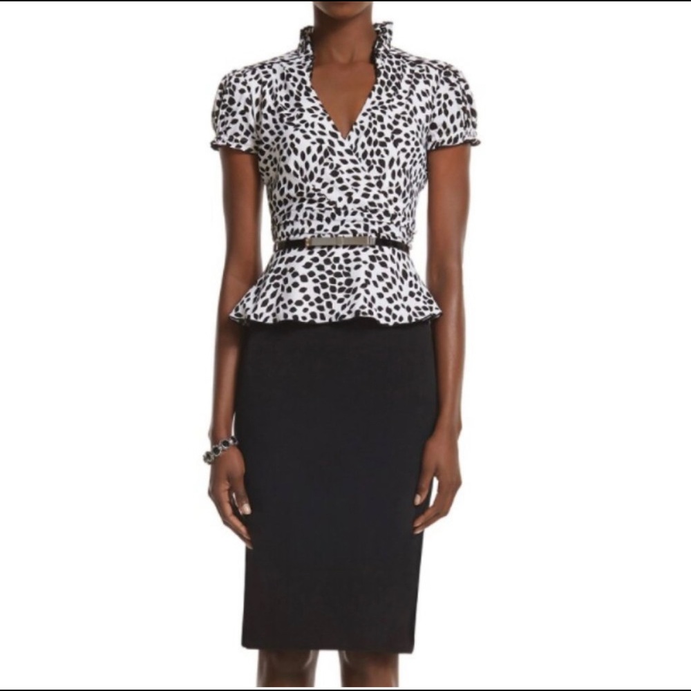 WHBM beautiful peplum dress